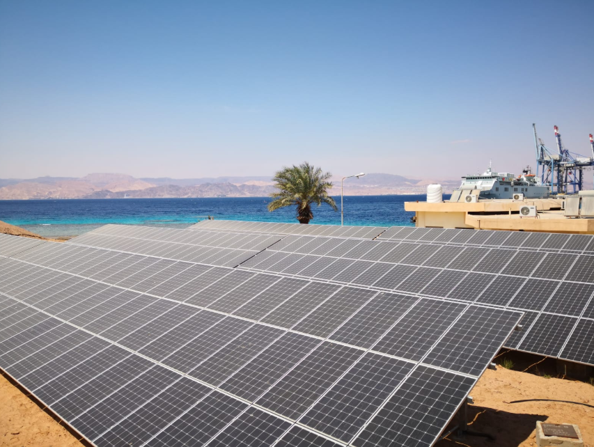 Ground-mounted PV system — Aqaba branch